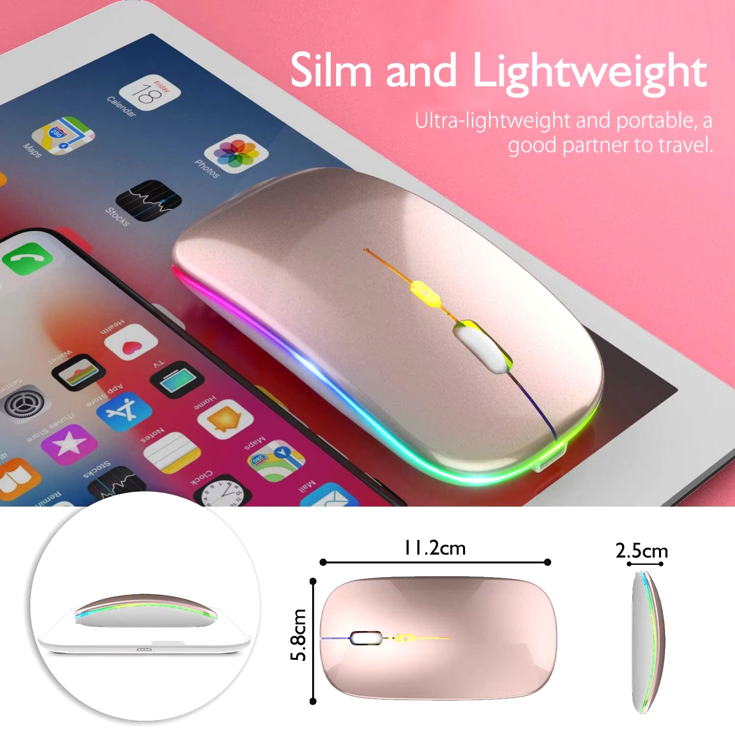 Wireless LED Gaming Mouse
