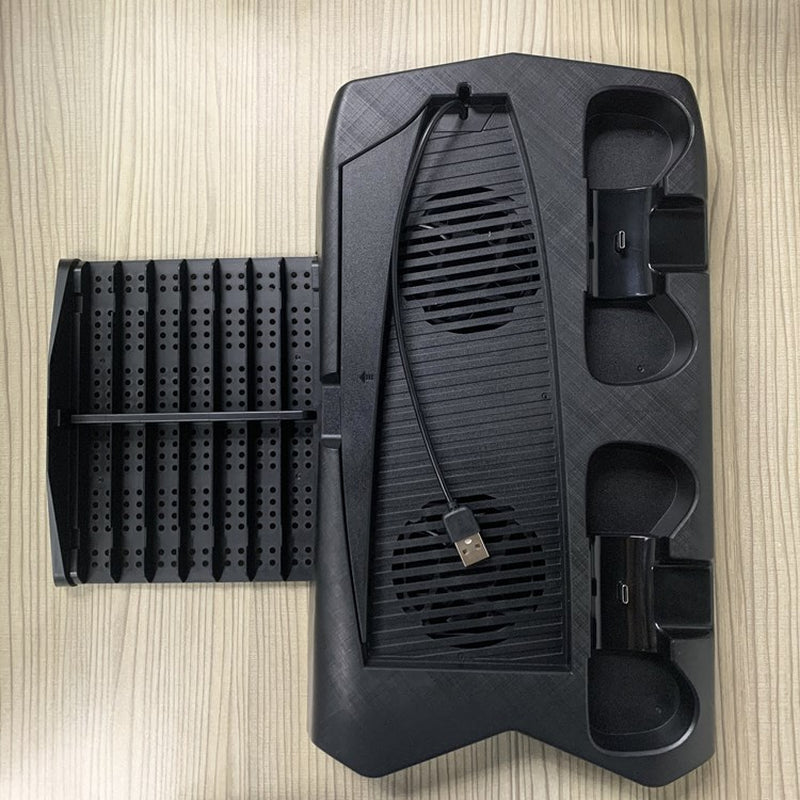 PS5 Multi-Function Cooling Stand with Controller Charging Station