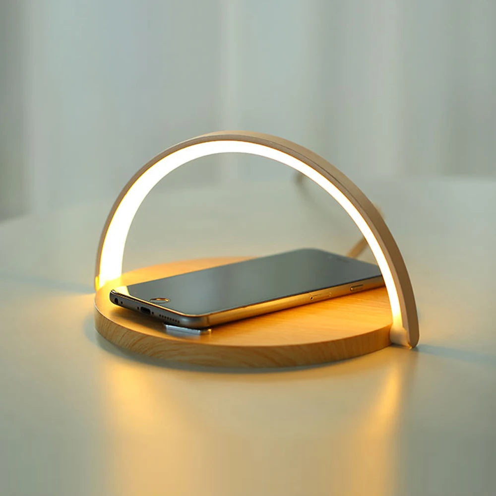 Wireless Charging LED Desk Lamp
