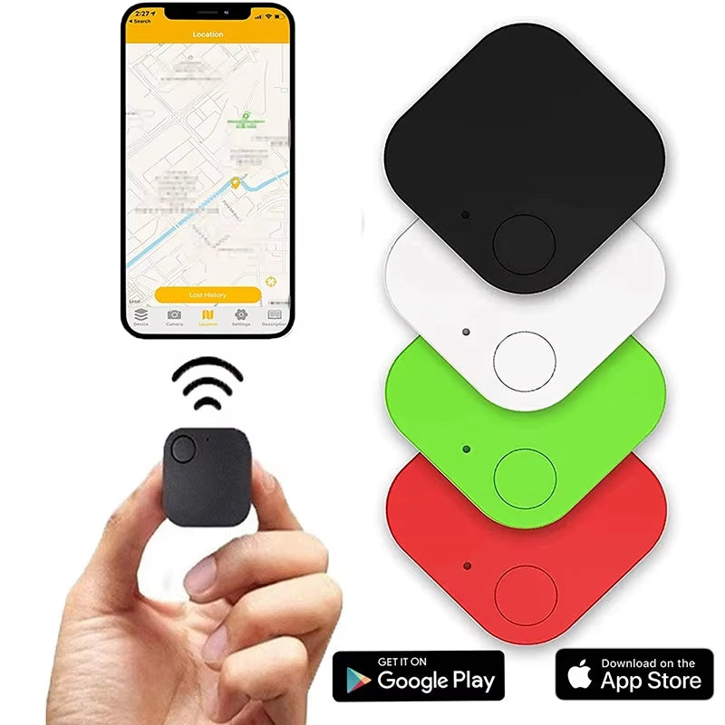 Mini Bluetooth GPS Tracker – Anti-Lost Smart Finder for Pets, Kids, Bags & Wallets
