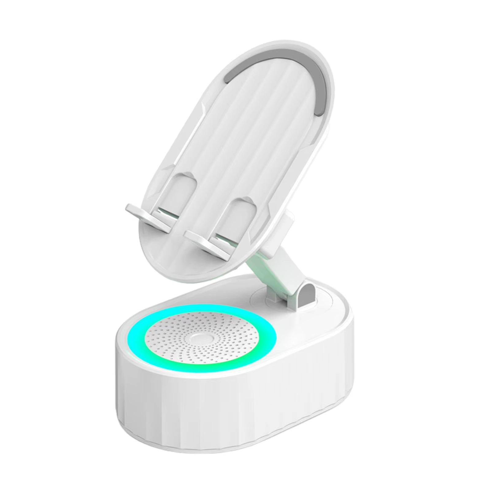 Bluetooth Speaker Phone Stand with Wireless Charging & RGB Ambient Light