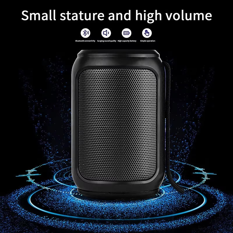 Mini Portable Bluetooth Speaker with Surround Sound & Deep Bass