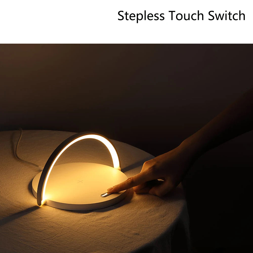Wireless Charging LED Desk Lamp
